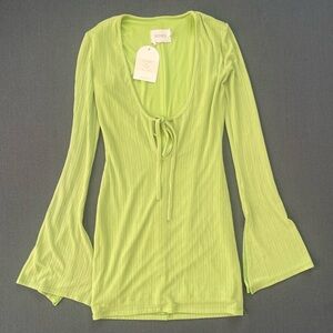 Rumer Equinox Dress in Lime, NWT, Small